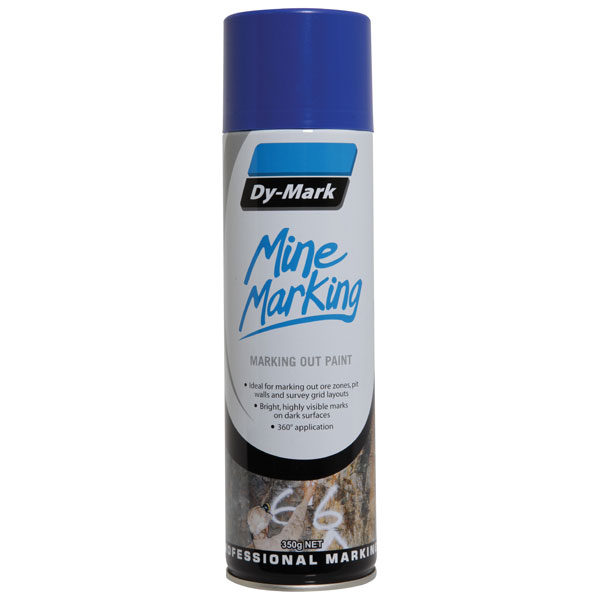 DY-MARK MINE MARKING HORIZONTAL BLUE 350G AEROSOL